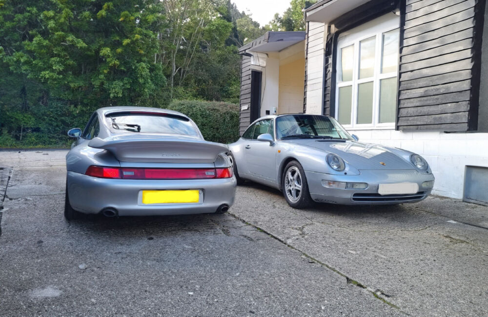 two 993 Turbo
